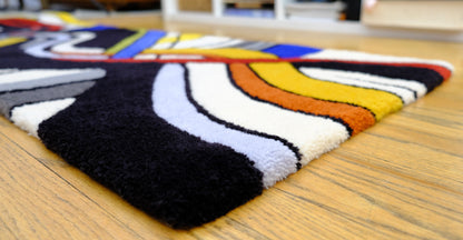 "LONGITUDINAL" - 72"x24" Wool Runner