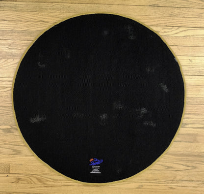 "SUNDAY FOOTBALL" - 36" round Wool Rug